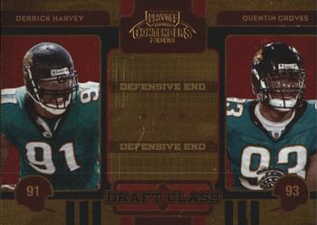 2008 Playoff Contenders - Draft Class #18 Derrick Harvey / Quentin Groves Front