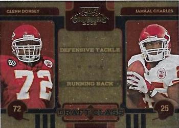 2008 Playoff Contenders - Draft Class #19 Glenn Dorsey / Jamaal Charles Front