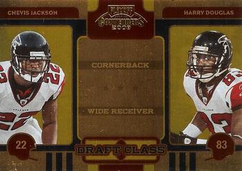 2008 Playoff Contenders - Draft Class Gold #3 Chevis Jackson / Harry Douglas Front