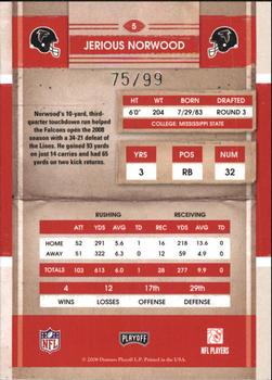 2008 Playoff Contenders - Playoff Ticket #5 Jerious Norwood Back