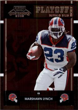 2008 Playoff Contenders - Playoff Ticket #12 Marshawn Lynch Front