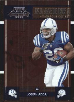 2008 Playoff Contenders - Playoff Ticket #44 Joseph Addai Front