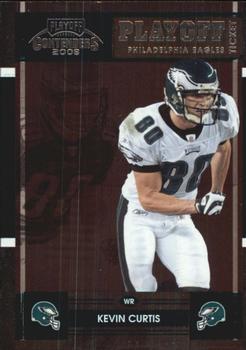 2008 Playoff Contenders - Playoff Ticket #75 Kevin Curtis Front