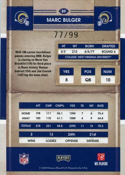 2008 Playoff Contenders - Playoff Ticket #89 Marc Bulger Back