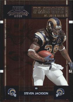 2008 Playoff Contenders - Playoff Ticket #90 Steven Jackson Front