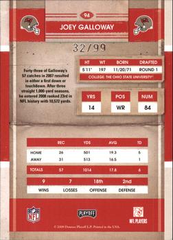 2008 Playoff Contenders - Playoff Ticket #94 Joey Galloway Back