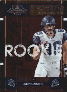 2008 Playoff Contenders - Playoff Ticket #152 John Carlson Front