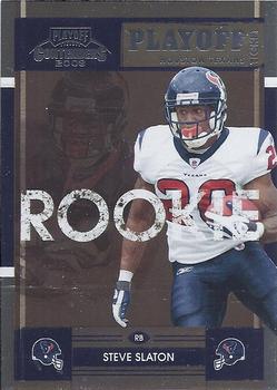 2008 Playoff Contenders - Playoff Ticket #192 Steve Slaton Front