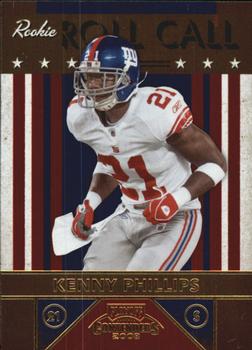 2008 Playoff Contenders - Rookie Roll Call #6 Kenny Phillips Front