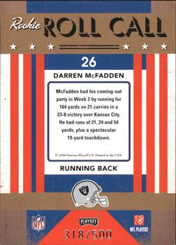 2008 Playoff Contenders - Rookie Roll Call #26 Darren McFadden Back
