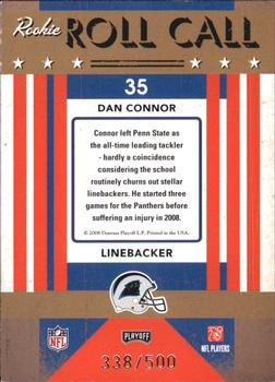 2008 Playoff Contenders - Rookie Roll Call #35 Dan Connor Back