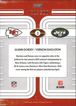 2008 Playoff Contenders - Round Numbers #3 Glenn Dorsey / Vernon Gholston Back