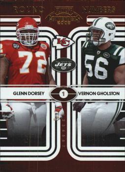 2008 Playoff Contenders - Round Numbers #3 Glenn Dorsey / Vernon Gholston Front