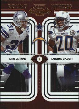 2008 Playoff Contenders - Round Numbers #10 Mike Jenkins / Antoine Cason Front