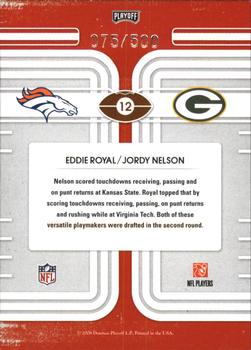 2008 Playoff Contenders - Round Numbers #12 Eddie Royal / Jordy Nelson Back