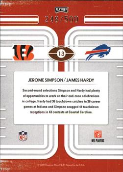 2008 Playoff Contenders - Round Numbers #13 Jerome Simpson / James Hardy Back