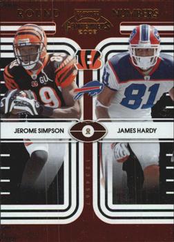 2008 Playoff Contenders - Round Numbers #13 Jerome Simpson / James Hardy Front
