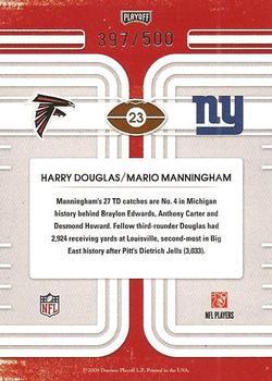 2008 Playoff Contenders - Round Numbers #23 Harry Douglas / Mario Manningham Back