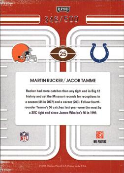 2008 Playoff Contenders - Round Numbers #25 Martin Rucker / Jacob Tamme Back