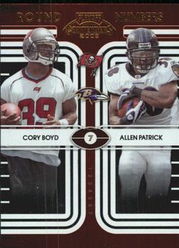 2008 Playoff Contenders - Round Numbers #34 Cory Boyd / Allen Patrick Front