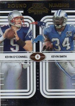 2008 Playoff Contenders - Round Numbers Black #19 Kevin O'Connell / Kevin Smith Front