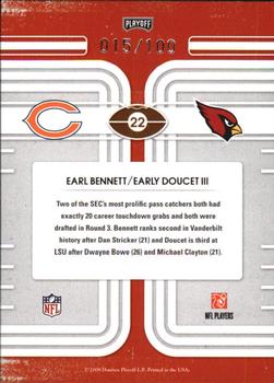 2008 Playoff Contenders - Round Numbers Gold #22 Earl Bennett / Early Doucet Back