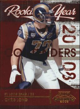 2008 Playoff Contenders - ROY Contenders #1 Chris Long Front