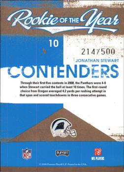 2008 Playoff Contenders - ROY Contenders #10 Jonathan Stewart Back