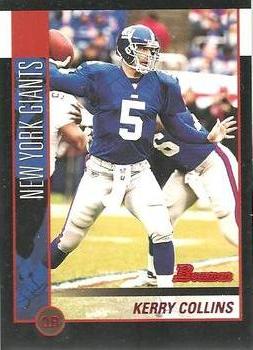 2002 Bowman #29 Kerry Collins Front
