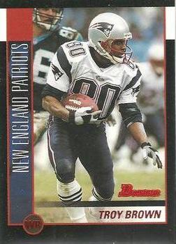 2002 Bowman #37 Troy Brown Front