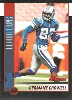 2002 Bowman #106 Germane Crowell Front