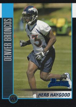 2002 Bowman #121 Herb Haygood Front