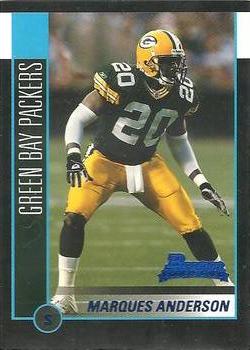 2002 Bowman #203 Marques Anderson Front