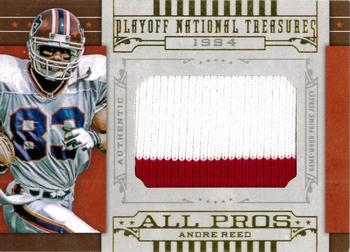 2008 Playoff National Treasures - All Pros Material Jumbo #3 Andre Reed Front