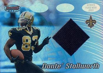 2002 Bowman's Best #103 Donte Stallworth Front