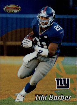 2002 Bowman's Best #72 Tiki Barber Front