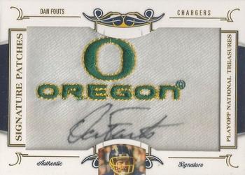 2008 Playoff National Treasures - Champions Signature Material #5 Dan Fouts Front