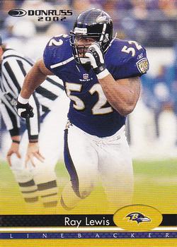 2002 Donruss #15 Ray Lewis Front
