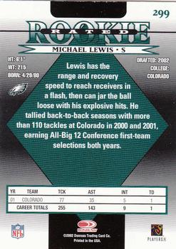 2002 Donruss #299 Michael Lewis Back