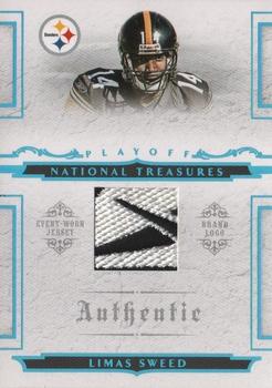 2008 Playoff National Treasures - Rookie Brand Logos #126 Limas Sweed Front