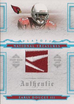 2008 Playoff National Treasures - Rookie Brand Logos #129 Early Doucet Front