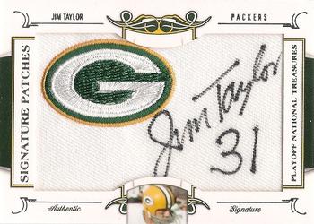 2008 Playoff National Treasures - Signature Patches College #54 Jim Taylor Front