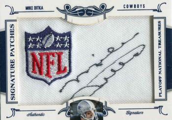 2008 Playoff National Treasures - Signature Patches NFL Logo #137 Mike Ditka Front