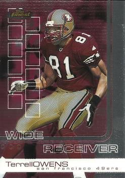 2002 Finest #62 Terrell Owens Front
