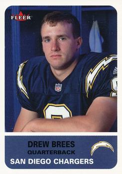 2002 Fleer #8 Drew Brees Front