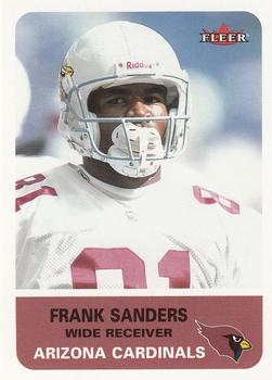 2002 Fleer #9 Frank Sanders Front