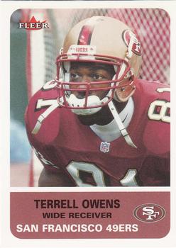 2002 Fleer #65 Terrell Owens Front