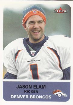 2002 Fleer #99 Jason Elam Front