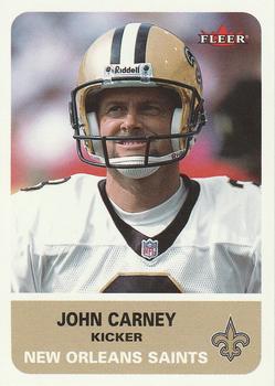 2002 Fleer #182 John Carney Front