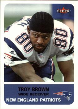2002 Fleer #205 Troy Brown Front